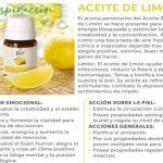 Aceite esencial de limon propiedades