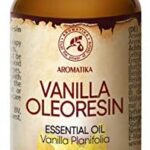Aceite Esencial Vainilla 50ml - Oleorresina - Planifolia de Vainilla - 100% Puro para Difusores - Aromaterapia - Cuidado de Piel y Cabello - Buen Humor - Aroma Vainilla