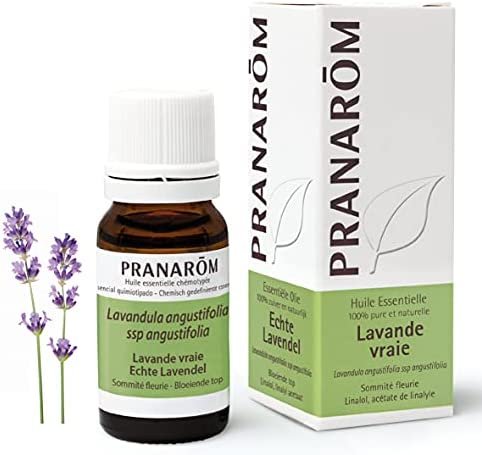Pranarôm Aceite Esencial de Lavanda 100% Puro y Natural, Ayuda a mantener un equilibrio emocional, 10 ml