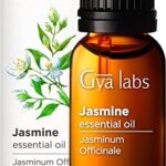 Gya Labs Aceite esencial de jazmín para el romance (5ml) - Aceite de jazmín puro de grado terapéutico - Perfecto para aromaterapia, cuidado personal y sueño - Uso en difusor o sobre la piel