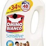Detergente lavadora hipoalergénico Omino Bianco Sensitive 40 lavados. Apto para pieles sensibles y bebes