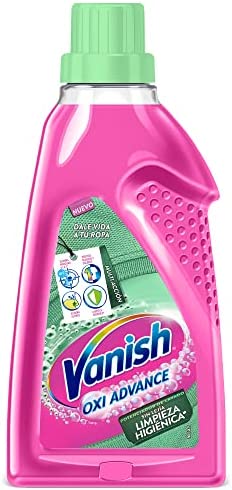 Vanish Oxi Advance Higiene – Quitamanchas multibeneficio para la ropa, limpieza higiénica, elimina olores y potenciador del lavado, en gel, sin lejía – 1500 ml