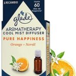 Glade Aromatherapy Difusor De Aceites Esenciales, Fragancia Pure Happiness, Recambio, color Incoloro