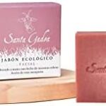Santa Gadea Facial 120 g | Jabón ecológico | Leche de cabra y aceite de rosa mosqueta | Con aceite de oliva | Jabon sólido artesanal | Saponificación en frío