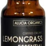Alucia Organics Aceite esencial de citronela orgánico certificado, 10 ml.