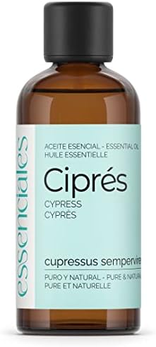 Essenciales – Aceite Esencial de Ciprés BIO, 100% Puro y Ecológico, 100 ml | Aceite Esencial Cupressus Sempervirens